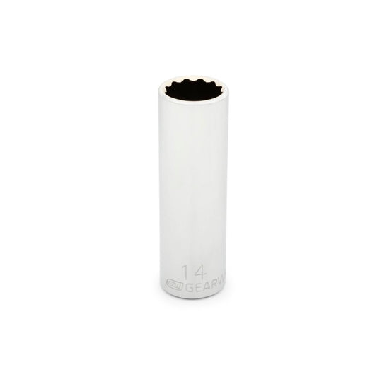 Gearwrench 80528 3/8" Drive 12 Point Deep Metric Socket 14mm