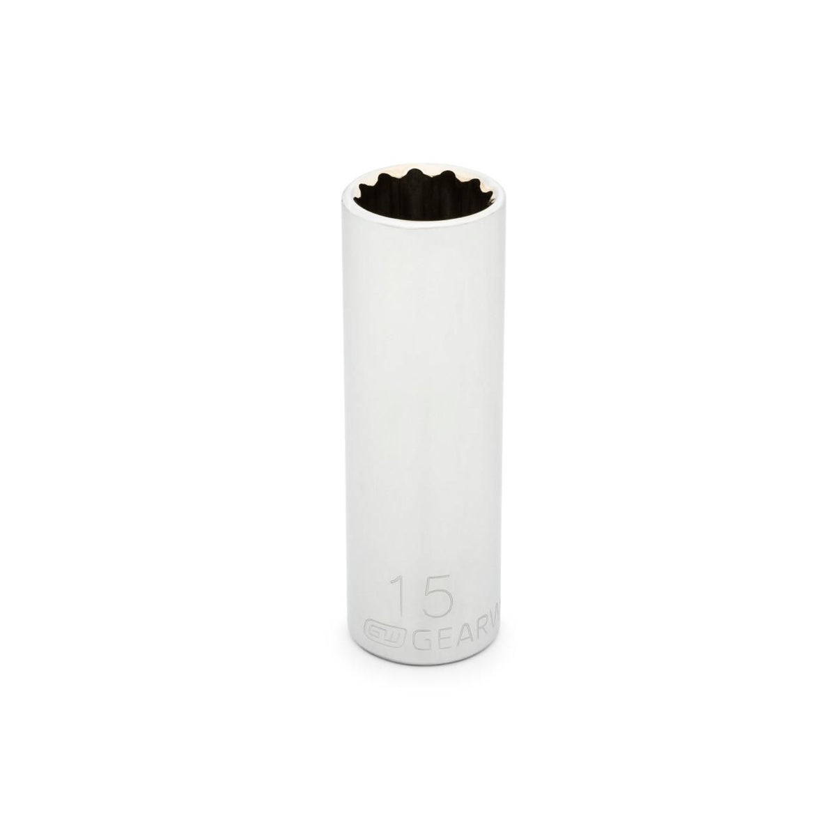Gearwrench 80529 3/8" Drive 12 Point Deep Metric Socket 15mm