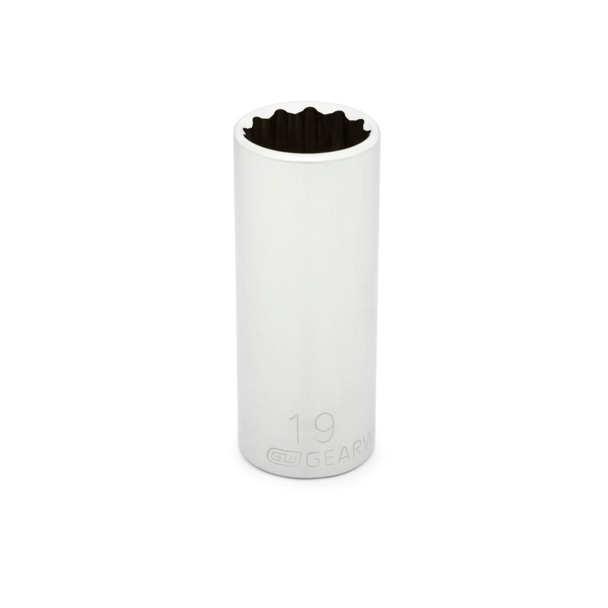 Gearwrench 80533 3/8" Drive 12 Point Deep Metric Socket 19mm