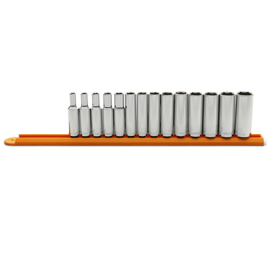 Gearwrench 80554 14 Piece 3/8" Drive 6 Point Deep Metric Socket Set