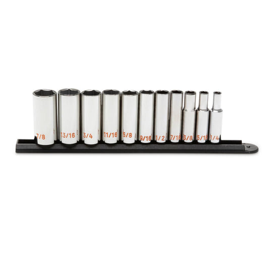 Gearwrench 80555H 11 Piece 3/8" Drive 6 Point SAE Hi-Viz Deep Socket Set