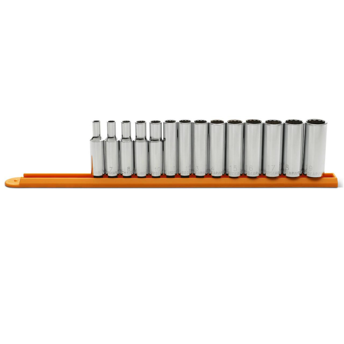Gearwrench 80562 14 Piece 3/8" Drive 12 Point Deep Metric Socket Set