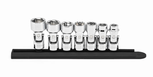 Gearwrench 80564 7 Piece 3/8" Drive 6 Point Flex SAE Socket Set