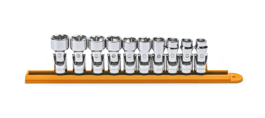 Gearwrench 80565 10 Piece 3/8" Drive 6 Point Flex Metric Socket Set