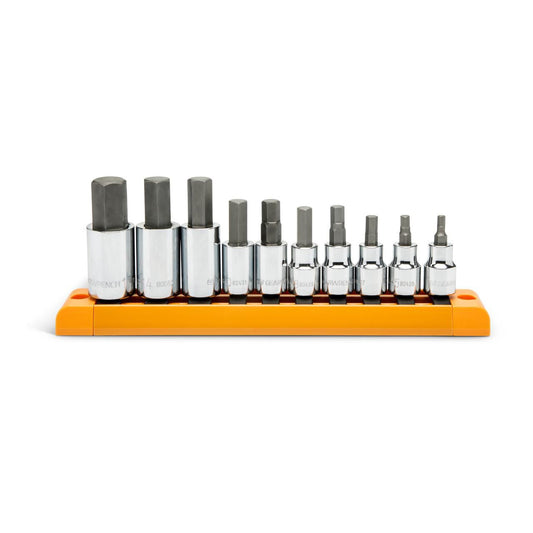Gearwrench 80578 10 Piece 3/8" & 1/2" Drive Hex Bit Metric Socket Set