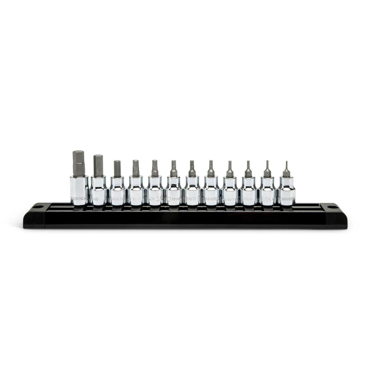 Gearwrench 80581 12 Piece 3/8" Drive Hex Bit SAE Socket Set