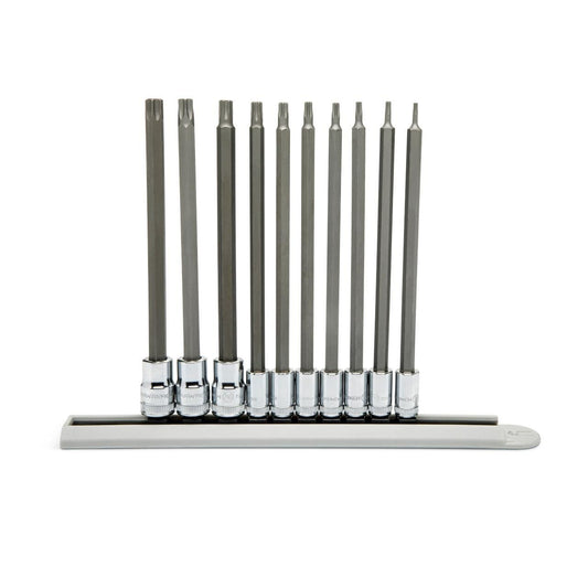 Gearwrench 80588 10 Piece 1/4" & 3/8" Drive Long Torx® Bit Socket Set