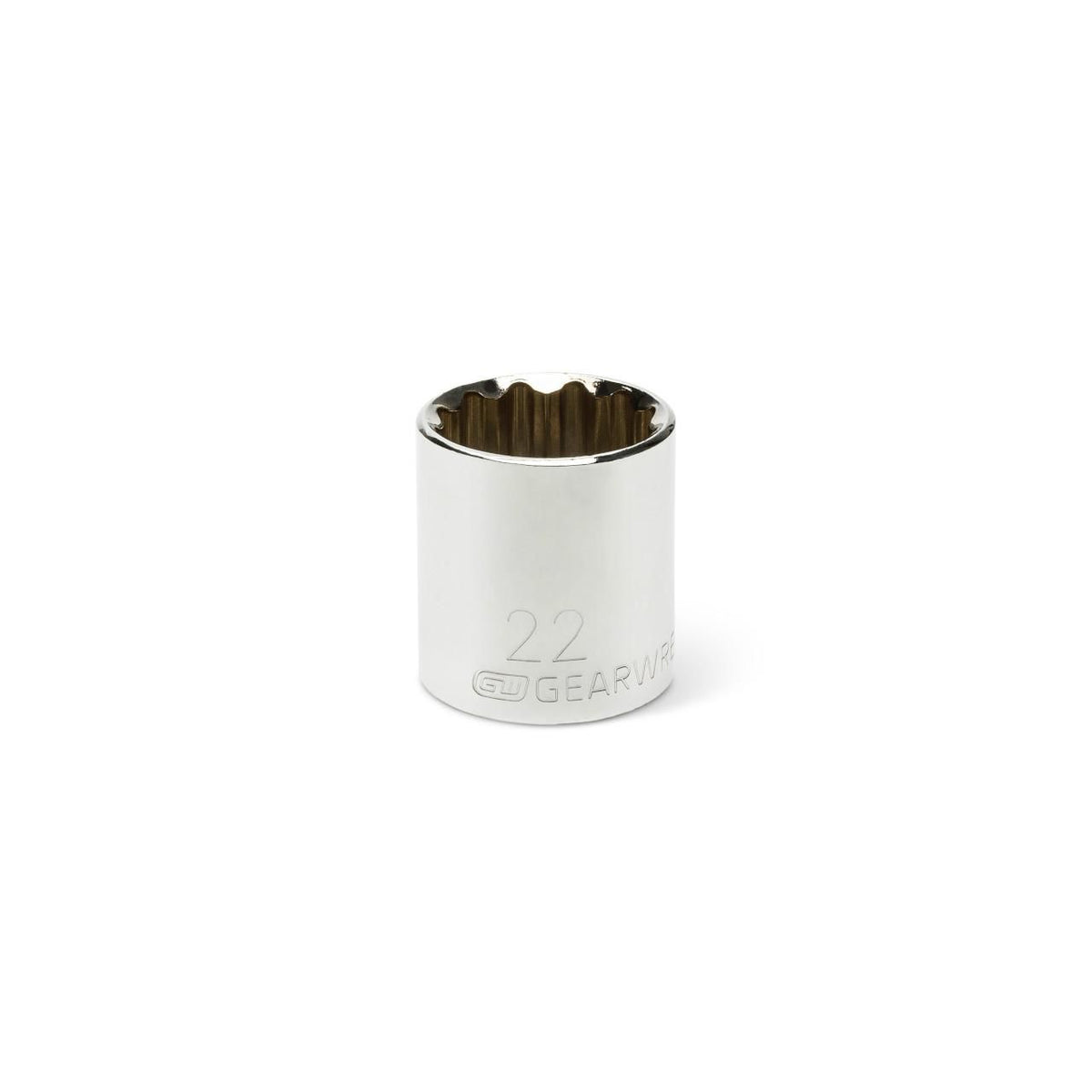 Gearwrench 80598 3/8" Drive 12 Point Standard Metric Socket 22mm