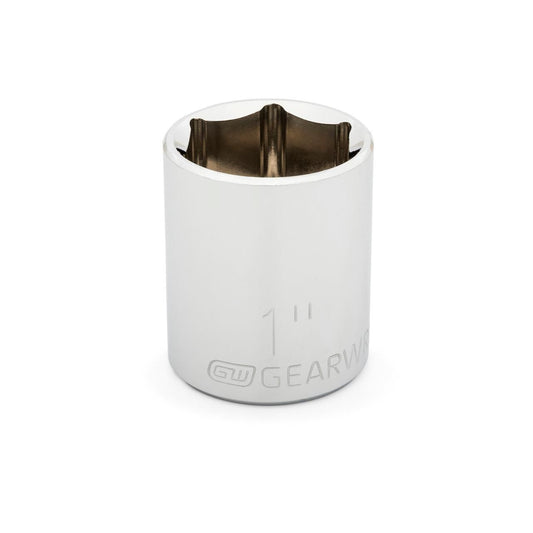 Gearwrench 80611 1/2" Drive 6 Point Standard SAE Socket 1"