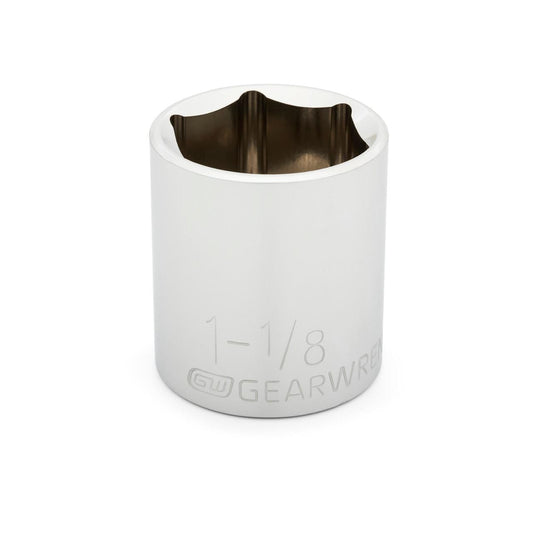Gearwrench 80613 1/2" Drive 6 Point Standard SAE Socket 1-1/8"