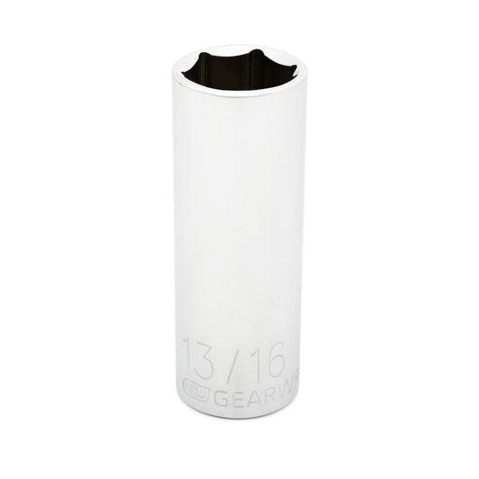 Gearwrench 80619 1/2" Drive 6 Point Deep SAE Socket 13/16"