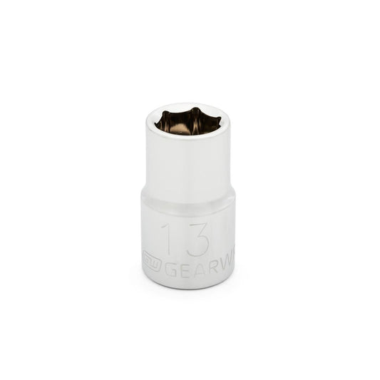 Gearwrench 80625 1/2" Drive 6 Point Standard Metric Socket 13mm