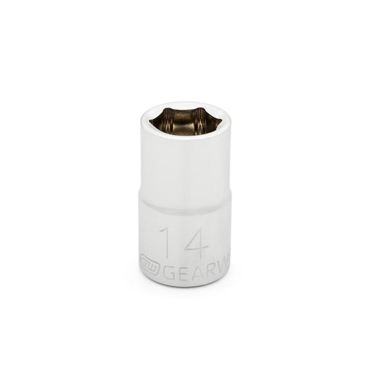 Gearwrench 80626D 1/2" Drive 6 Point Standard Metric Socket 14mm
