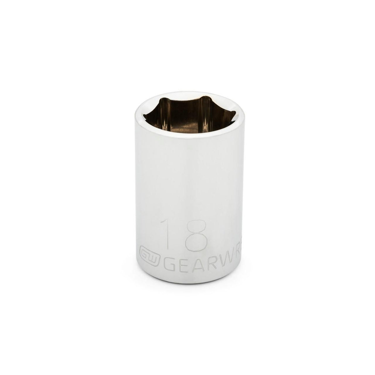 Gearwrench 80630 1/2" Drive 6 Point Standard Metric Socket 18mm