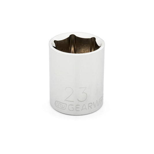 Gearwrench 80635 1/2" Drive 6 Point Standard Metric Socket 23mm