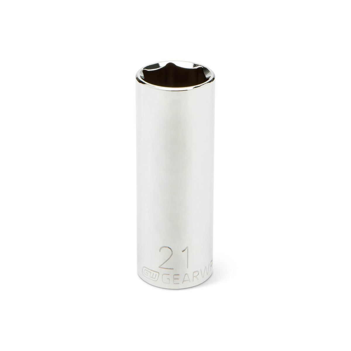 Gearwrench 80647 1/2" Drive 6 Point Deep Metric Socket 21mm