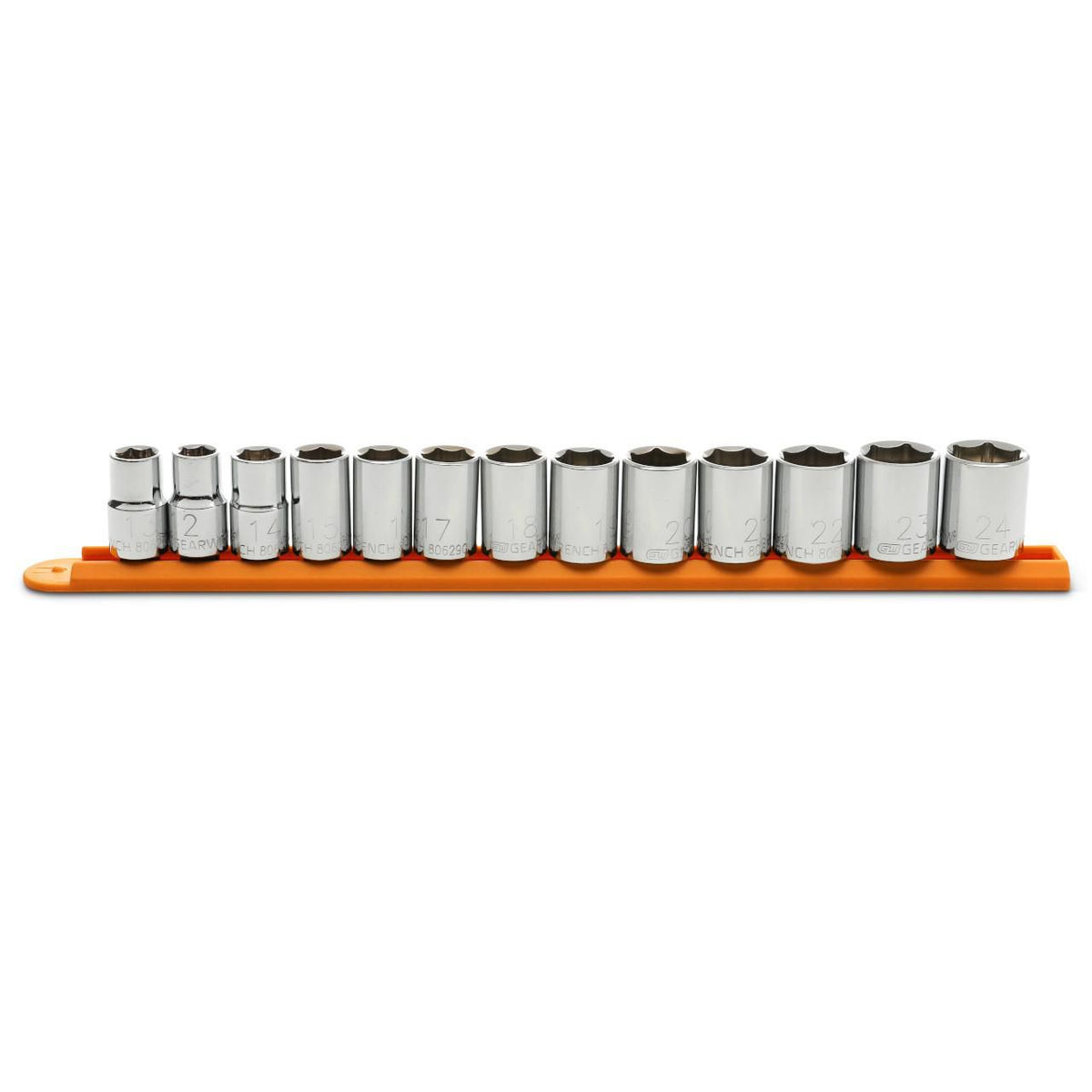 Gearwrench 80702 13 Piece 1/2" Drive 6 Point Standard Metric Socket Set