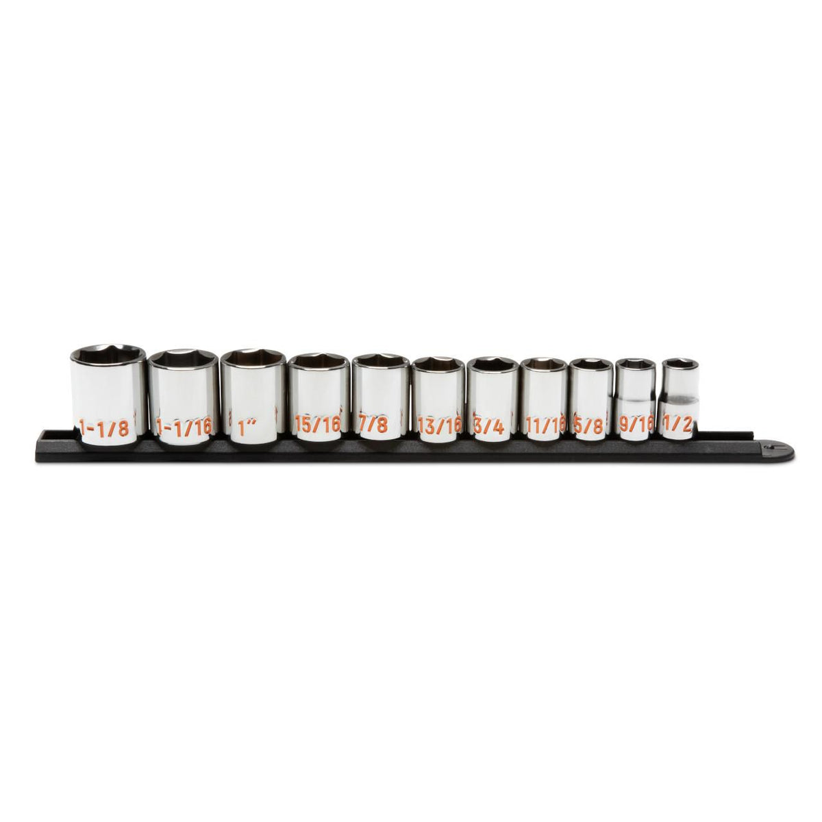 Gearwrench 80703H 11 Piece 1/2" Drive 6 Point SAE Hi-Viz Socket Set