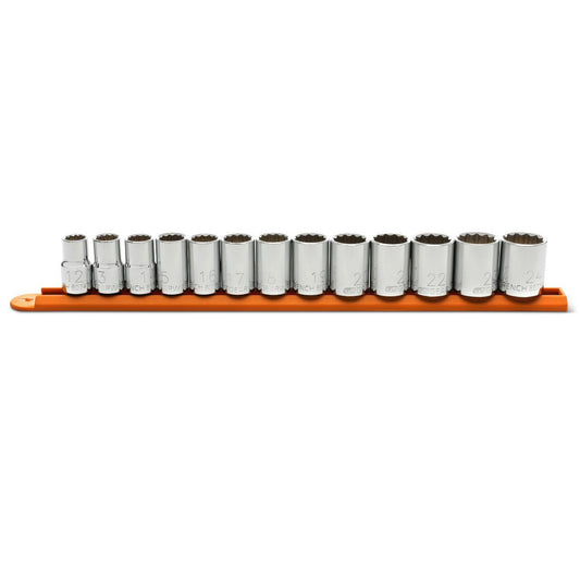 Gearwrench 80710D 13 Piece 1/2" Drive 12 Point Standard Metric Socket Set
