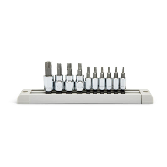 Gearwrench 80722 10 Piece 1/4" & 3/8" Drive Torx® Bit Socket Set