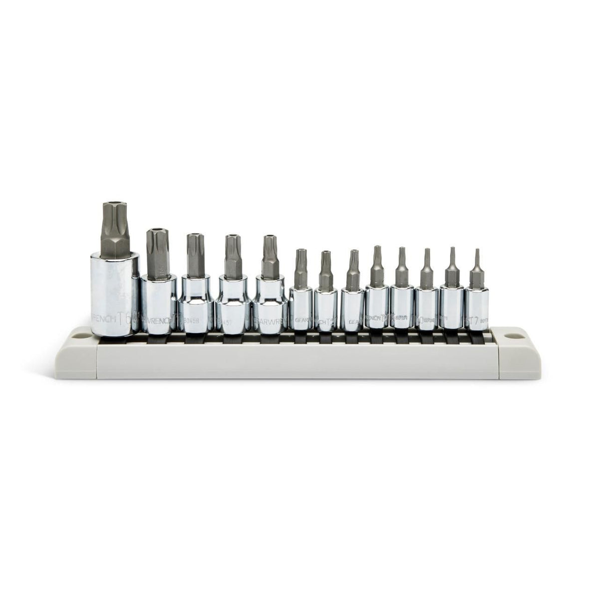 Gearwrench 80725 13 Piece 1/4", 3/8" & 1/2" Drive Tamper Proof Torx® Bit Socket Set