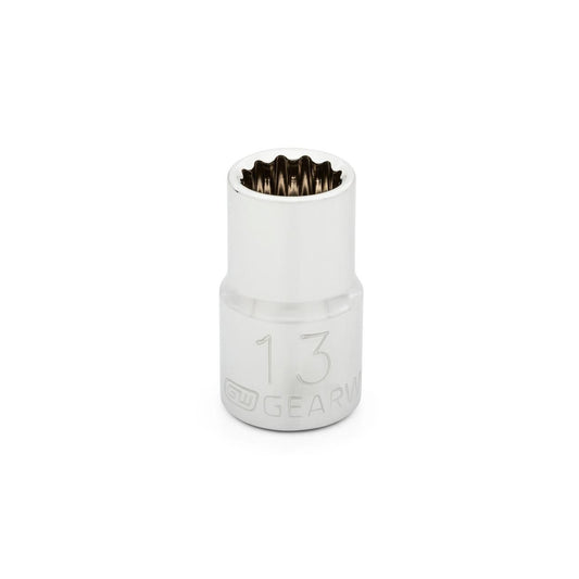 Gearwrench 80748D 1/2" Drive 12 Point Standard Metric Socket 13mm