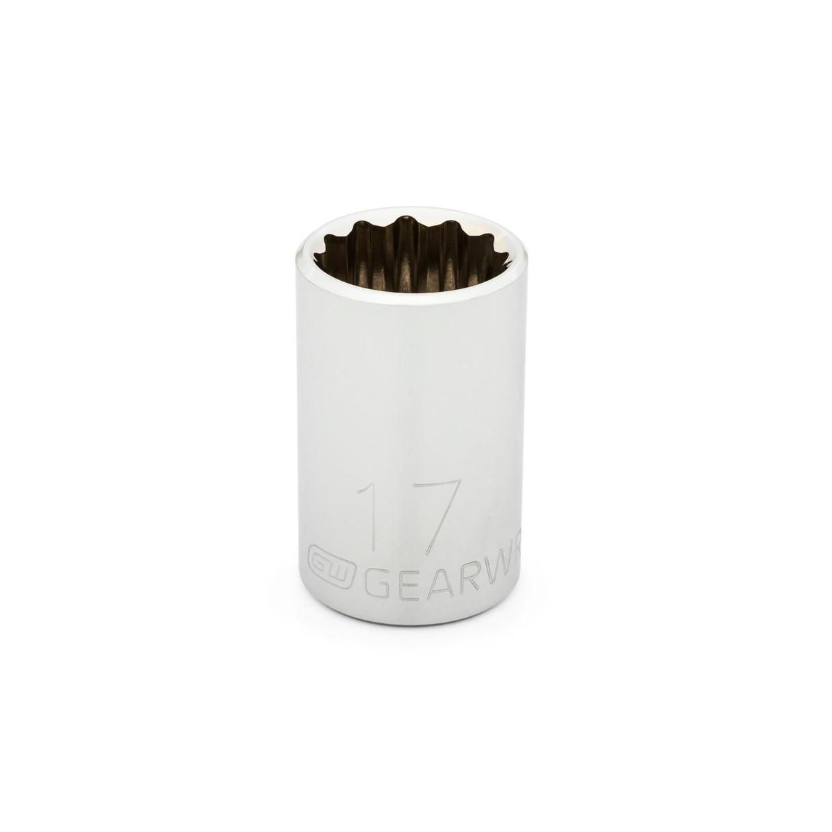 Gearwrench 80752 1/2" Drive 12 Point Standard Metric Socket 17mm