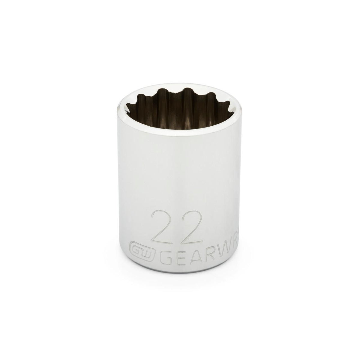 Gearwrench 80757 1/2" Drive 12 Point Standard Metric Socket 22mm
