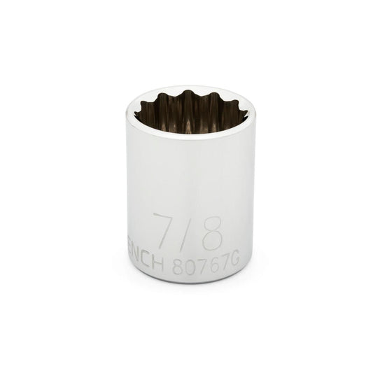 Gearwrench 80767 1/2" Drive 12 Point Standard SAE Socket 7/8"