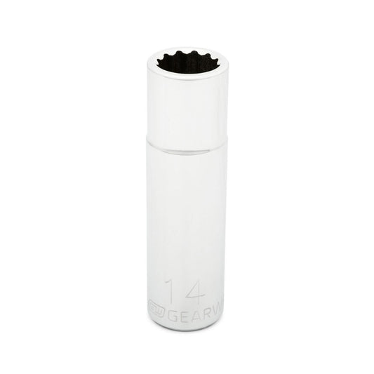 Gearwrench 80785 1/2" Drive 12 Point Deep Metric Socket 14mm