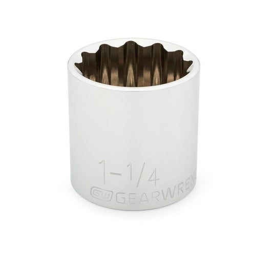 Gearwrench 80794 1/2" Drive 12 Point Standard SAE Socket 1-1/4"
