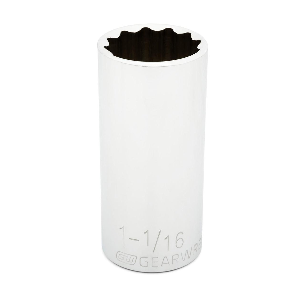 Gearwrench 80796 1/2" Drive 12 Point Deep SAE Socket 1-1/16"