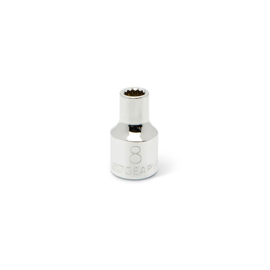 Gearwrench 80805 1/2" Drive 12 Point Standard Metric Socket 8mm