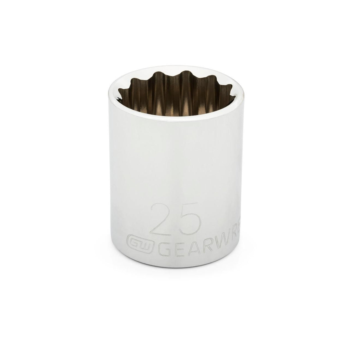 Gearwrench 80811 1/2" Drive 12 Point Standard Metric Socket 25mm