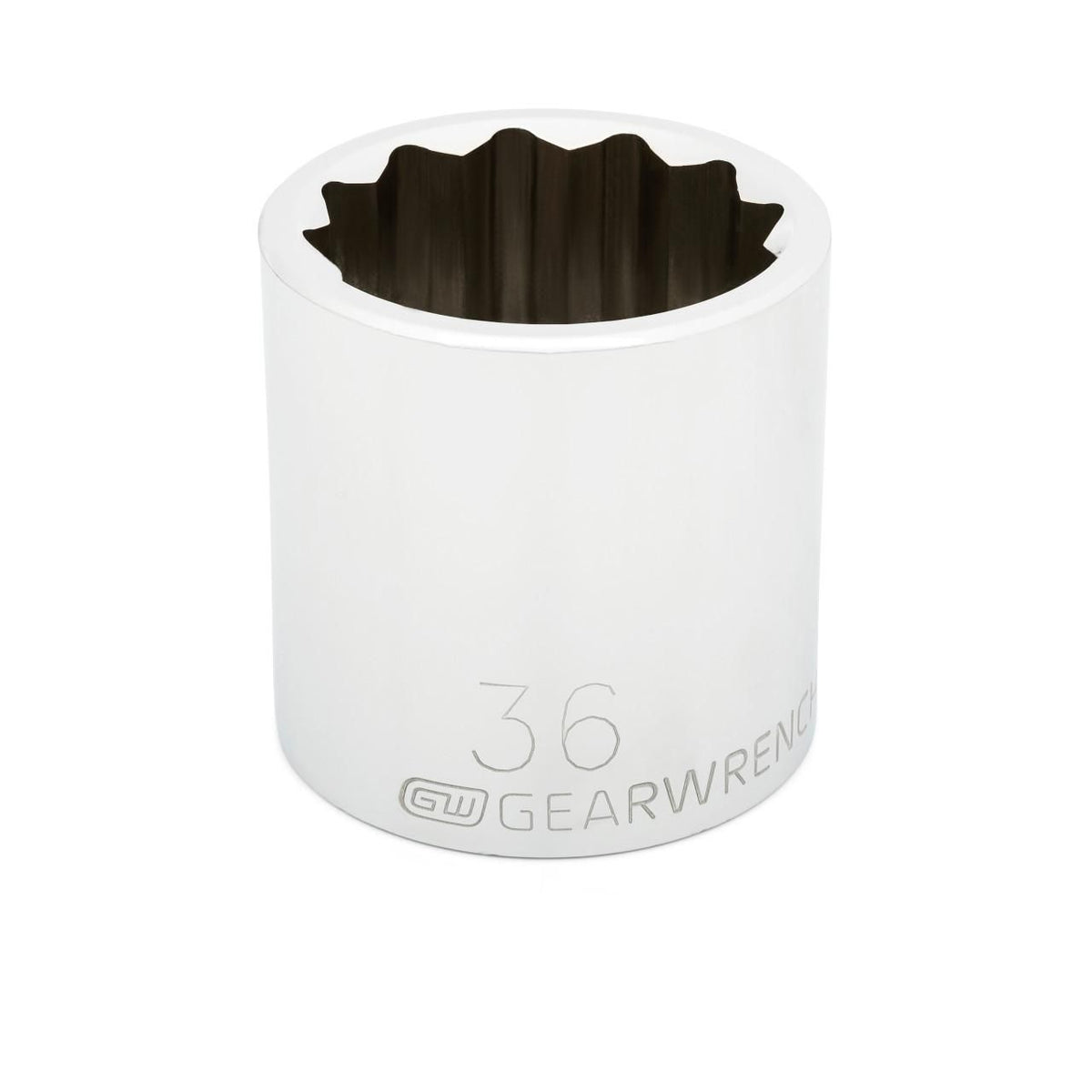 Gearwrench 80815D 1/2" Drive 12 Point Standard Metric Socket 36mm