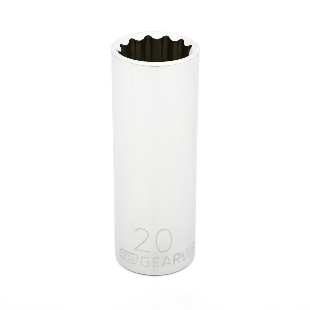 Gearwrench 80817D 1/2" Drive 12 Point Deep Metric Socket 20mm