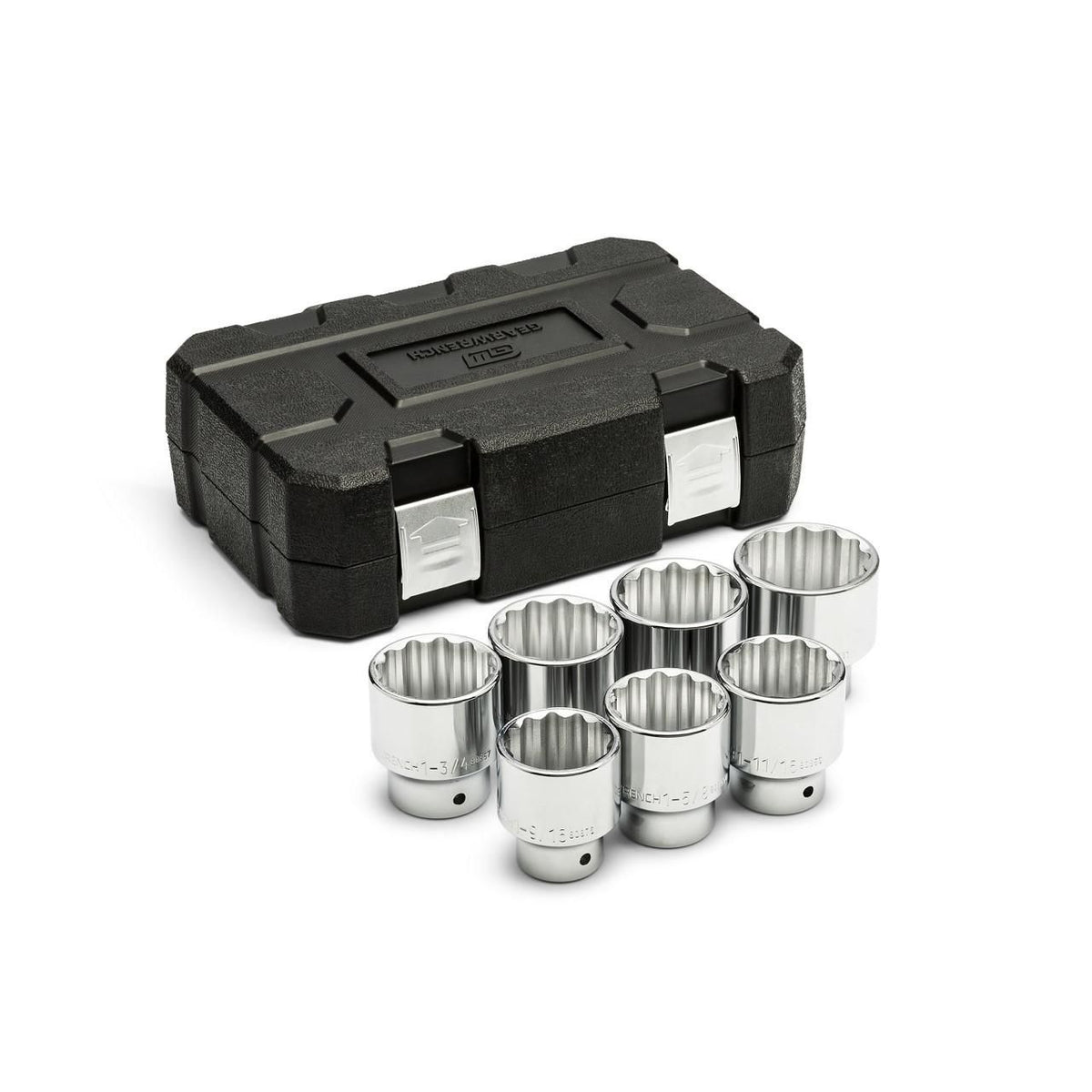 Gearwrench 80843 7 Piece 3/4" Drive 12 Point SAE Standard Length Socket Set