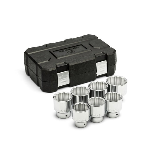 Gearwrench 80843 7 Piece 3/4" Drive 12 Point SAE Standard Length Socket Set
