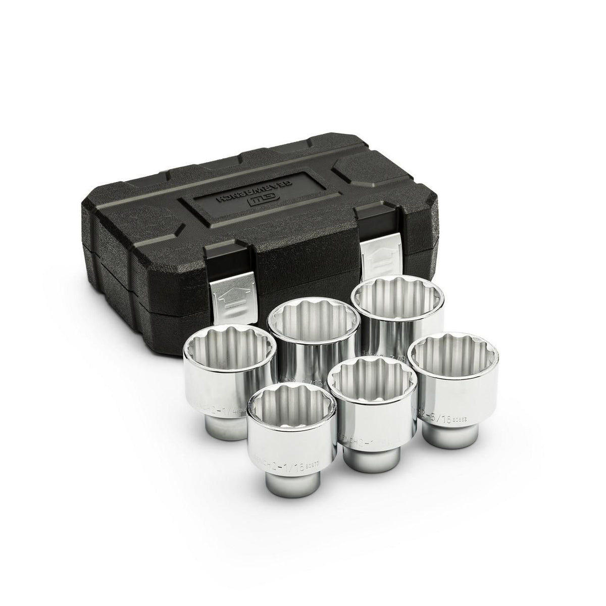 Gearwrench 80844 6 Piece 3/4" Drive 12 Point SAE Standard Length Socket Set