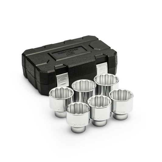 Gearwrench 80844 6 Piece 3/4" Drive 12 Point SAE Standard Length Socket Set