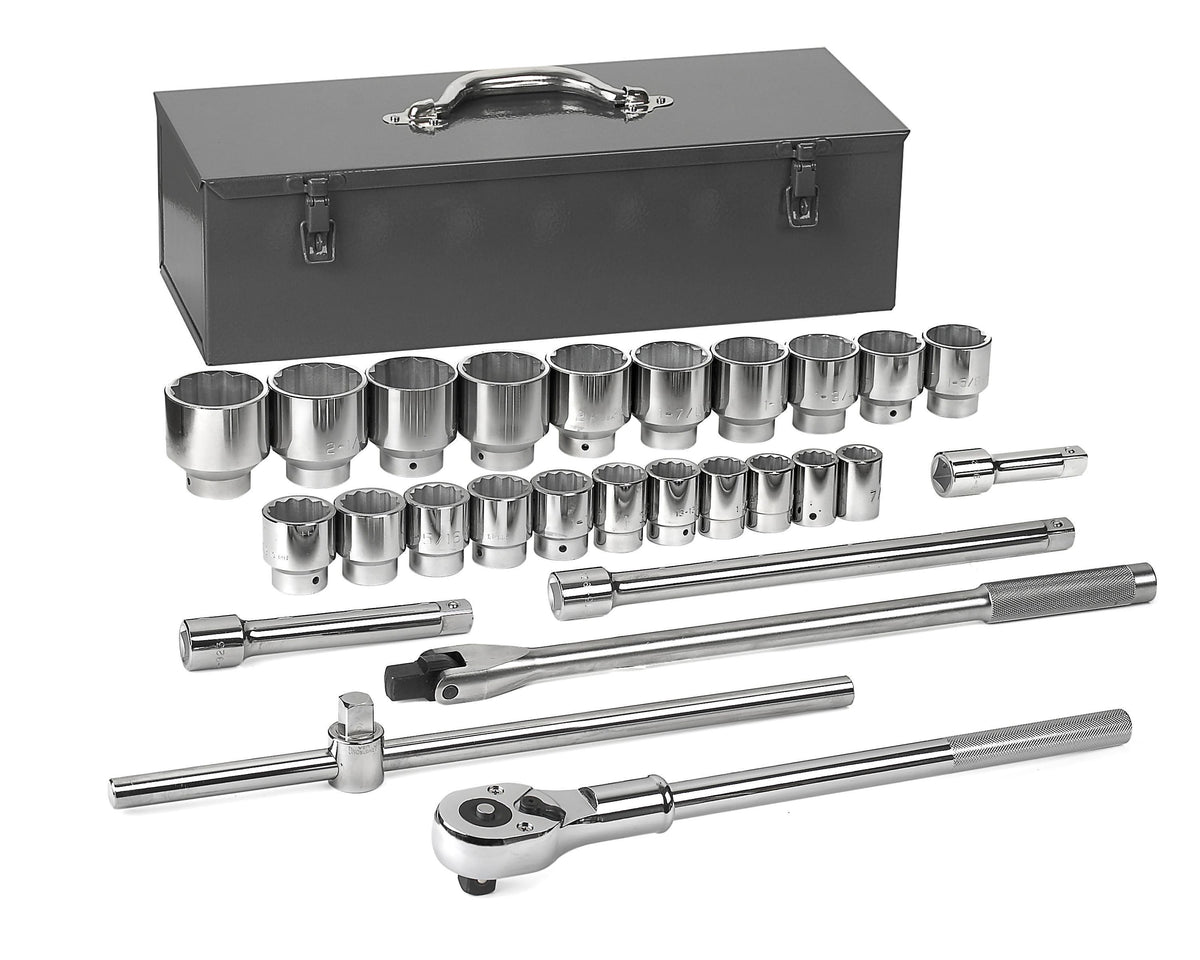 Gearwrench 80880 27 Piece 3/4" Drive 12 Point Standard SAE Mechanics Tool Set