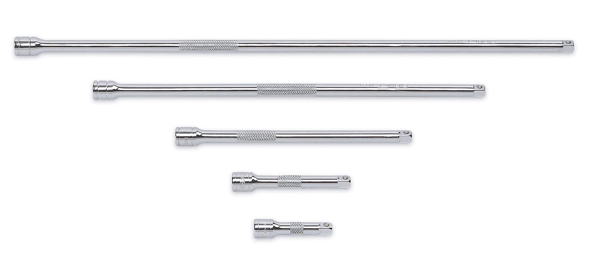 Gearwrench 81002D 5 Piece 1/4" Drive Extension Set 2", 3", 6", 10" & 14"