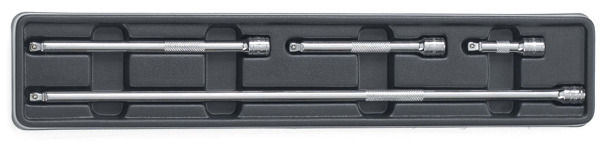 Gearwrench 81004D 4 Piece 1/4" Drive Wobble Extension Set 2", 4", 6" & 14"