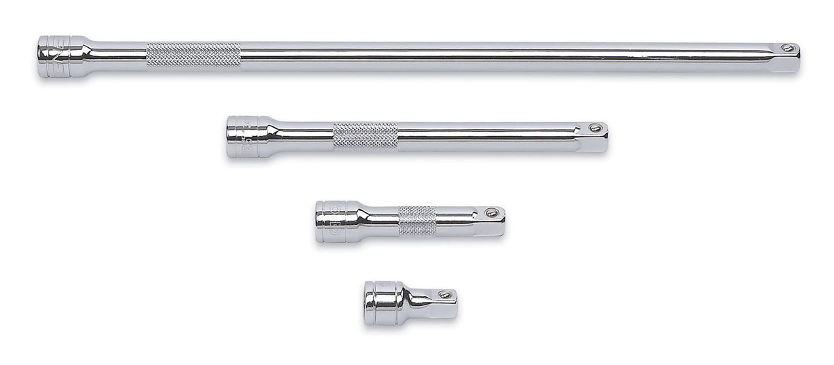 Gearwrench 81200D 4 Piece 3/8" Drive Extension Set 1-1/2", 3", 6" & 12"