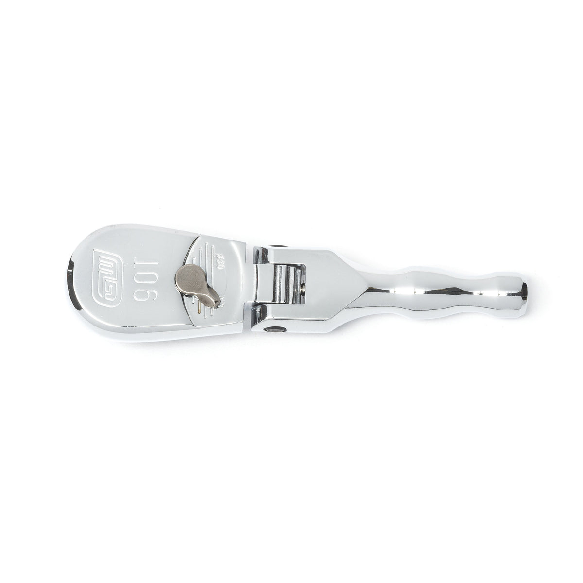 Gearwrench 81212T 3/8" Drive 90-Tooth Stubby Flex Head Teardrop Ratchet 5"