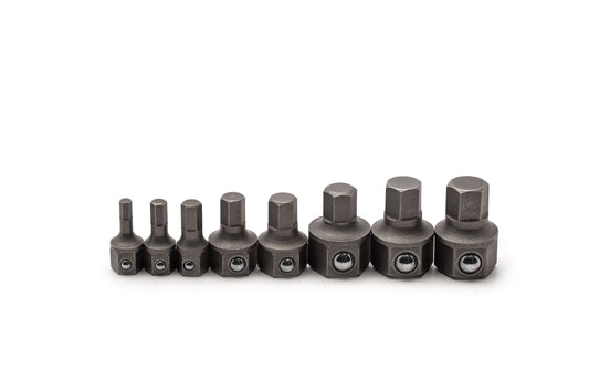 Gearwrench 81550 8 Piece Metric Hex Insert Bit Set for 6 & 12 Point Wrenches