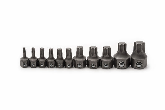 Gearwrench 81560 11 Piece Torx® Insert Bit Set for 6 & 12 Point Wrenches