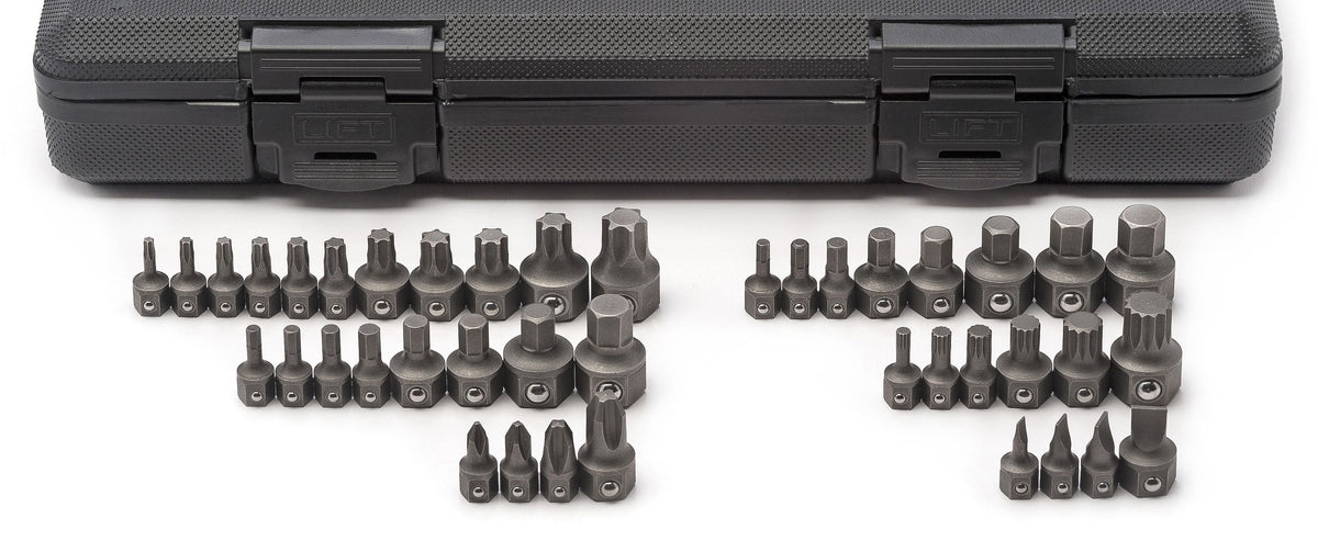 Gearwrench 81602 41 Piece Phillips®/Slotted/Torx®/Hex/Triple Square Insert Bit Set for 6 & 12 Point Wrenches