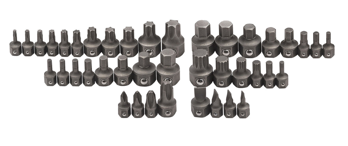 Gearwrench 81602 41 Piece Phillips®/Slotted/Torx®/Hex/Triple Square Insert Bit Set for 6 & 12 Point Wrenches