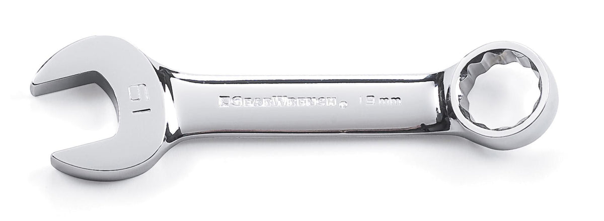 Gearwrench 81643 19mm 12 Point Stubby Combination Wrench
